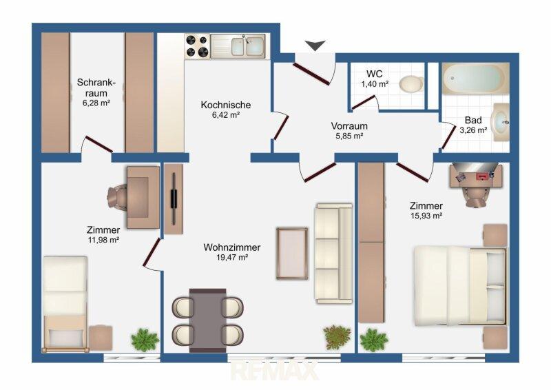 Grundrissplan 