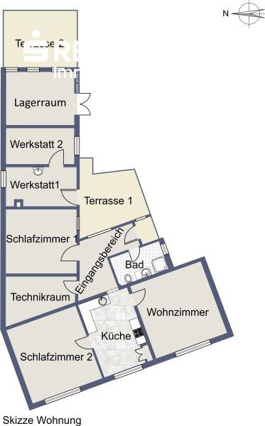 Planskizze Wohnung
