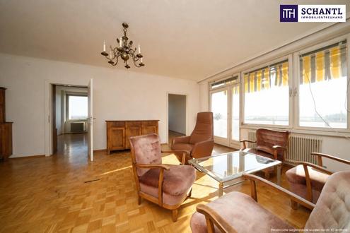 SKYLINE-FEELING �BER DEN D�CHERN VON GRAZ! Gro�z�gige 4-Zimmer-Wohnung mit 3 Balkonen in Bestlage