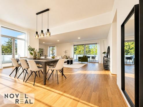 Penthouse - Wohnluxus ohne Schrägen mit Terrassen und Blick ins Wienerwald Grün!