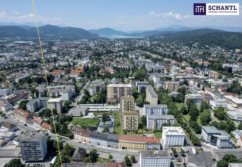 Über den Dächern von Klagenfurt, in der beliebten Viktringer Vorstadt mit Nähe zum Wörthersee - 1-Zimmer-Neubau mit 7 m² Balkon