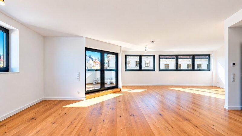 Wohnzimmer Visualsierung Wandumbau KI Ver�nderung