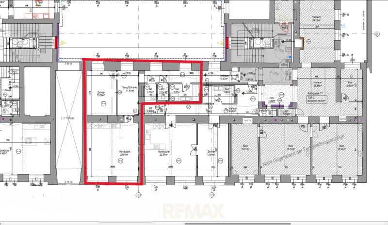 08. Eigentumswohnung 1090 Wien - Grundriss