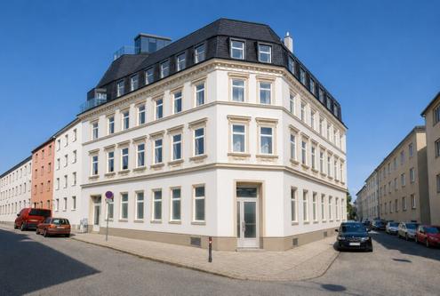 BEWILLIGT - Rohdachboden f�r 4 DG-Wohnungen mit Terrassen