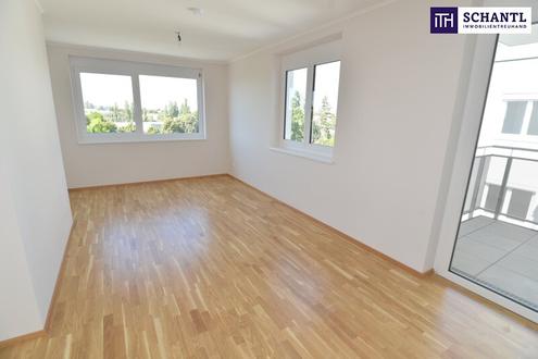 "DER MARKHOF" - Singles und Pärchen aufgepasst. Helle Wohnung im Erstbezug mit feiner Loggia.