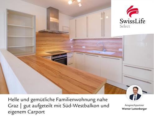Helle und gem�tliche Familienwohnung nahe Graz | gut aufgeteilt mit S�d-Westbalkon und eigenem Carport