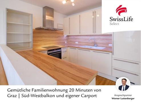 Gem�tliche Familienwohnung 20 Minuten von Graz | S�d-Westbalkon und eigener Carport
