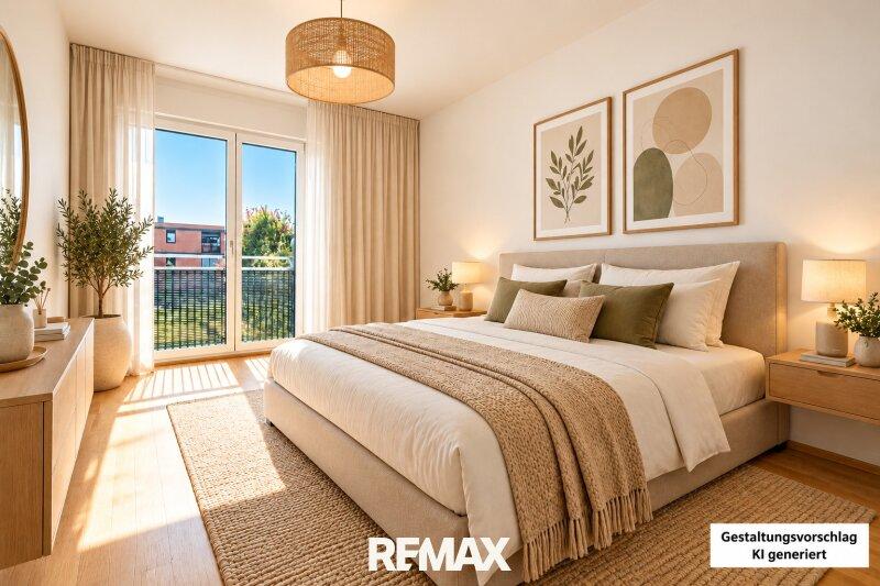 Schlafzimmer, Gestaltungsvorschlag