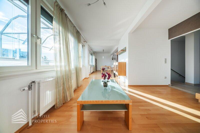 Leben �ber den D�chern Wiens: 110 m�-Terrassenwohnung mit Da