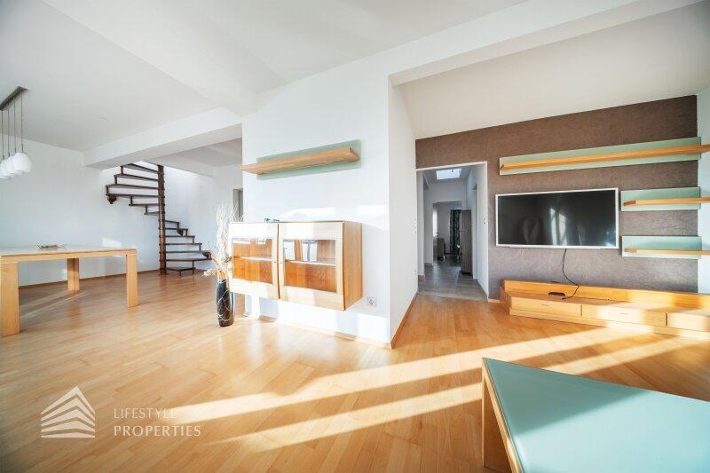 Leben �ber den D�chern Wiens: 110 m�-Terrassenwohnung mit Da