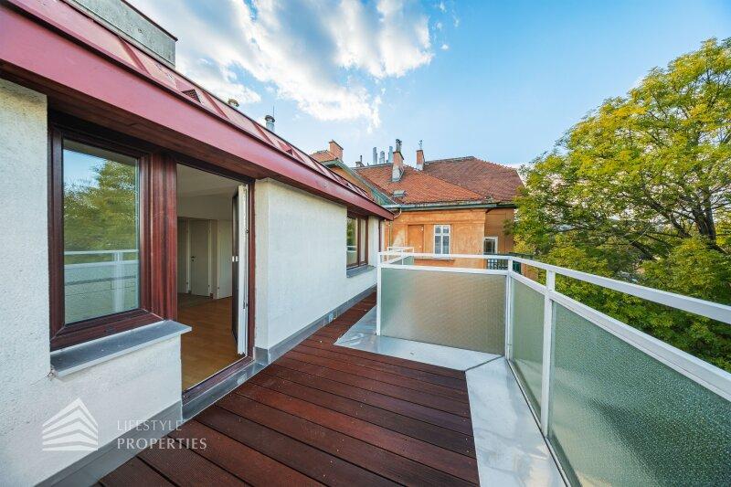 Leben �ber den D�chern Wiens: 110 m�-Terrassenwohnung mit Da