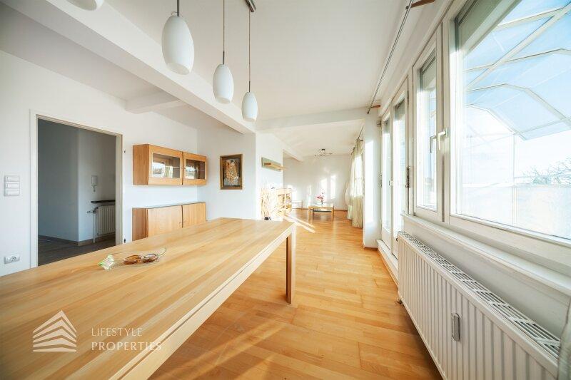 Leben �ber den D�chern Wiens: 110 m�-Terrassenwohnung mit Da