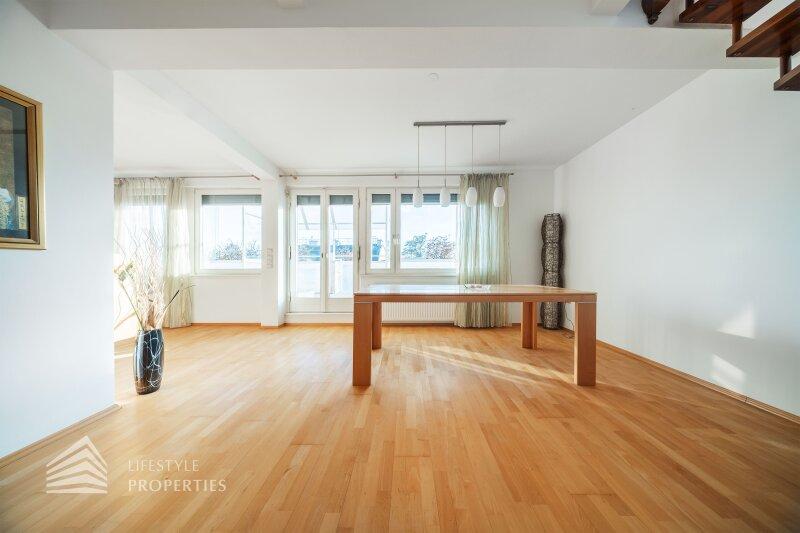 Leben �ber den D�chern Wiens: 110 m�-Terrassenwohnung mit Da