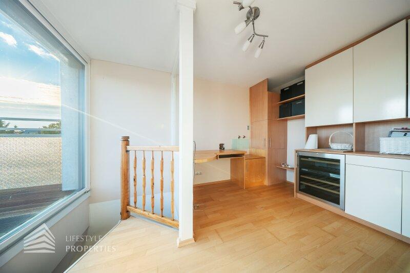 Leben �ber den D�chern Wiens: 110 m�-Terrassenwohnung mit Da