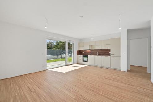 Moderne Erstbezug-Mietwohnungen mit privaten Freiflächen und Garage im 21. Bezirk