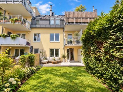 Maisonette mit Reihenhaus-Charakter | Eigengarten, Terrasse, Balkon & Tiefgarage | N�he Bahnhof Unterkritzendorf