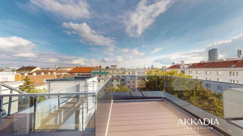 �ber den D�chern Wiens - 3-Zimmer-Wohnung mit gro�er Dachterrasse im 21. Bezirk