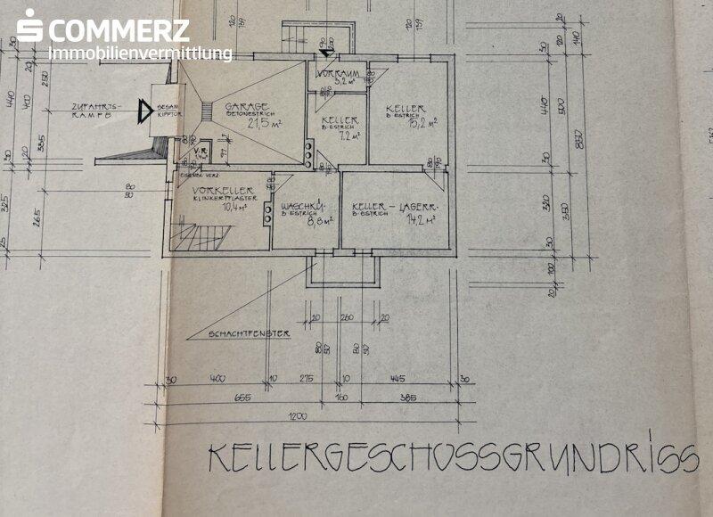 Plan Kellergeschoss