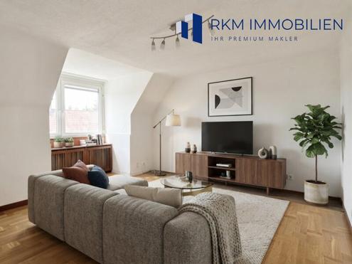 �ber den D�chern von Mauer - helle Dachgeschosswohnung in exklusiver Ruhelage
