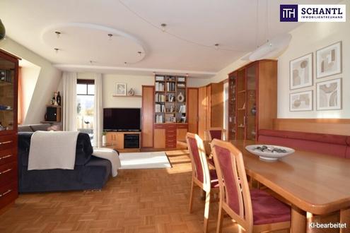 Helle 4-Zimmer-Dachgescho�wohnung mit zwei Terrassen und Plabutsch-Blick - Graz-Andritz! Inkl. Tiefgaragenplatz