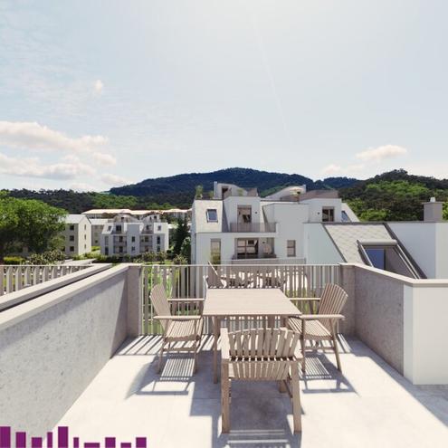 Ihr privates Paradies mit Terrassen-Fernblick oder Garten in N�he Maurer Wald  kaufen -  PROVISIONSFREI !!