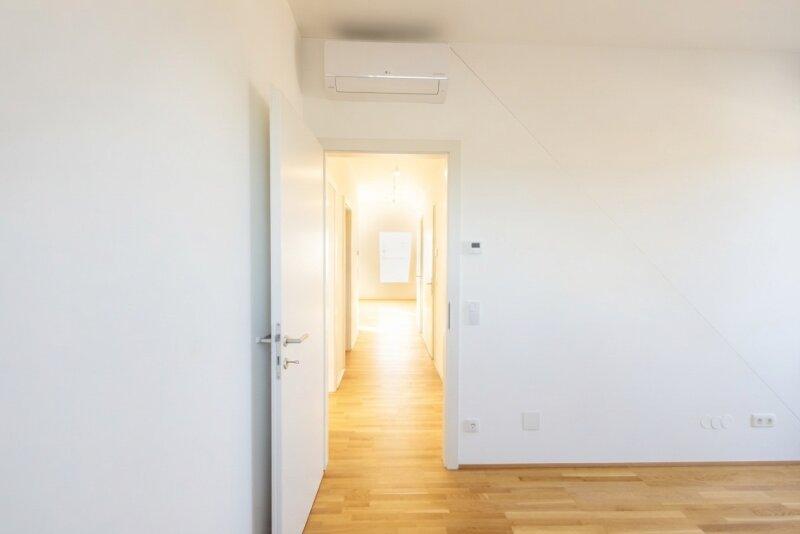 Blick vom Schlafzimmer