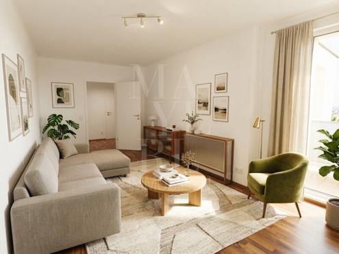Sch�ne 2-Zimmer-Wohnung mit Potenzial in zentraler Lage
