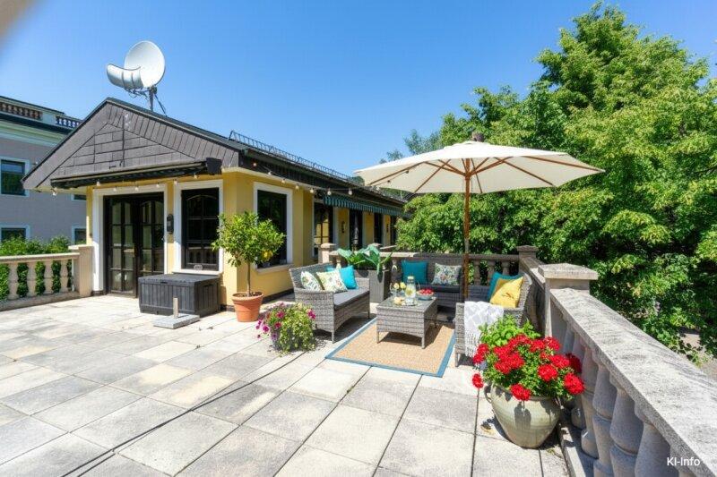 Terrasse im Obergescho�