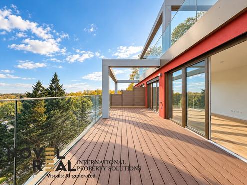 Luxus-Maisonette mit Dachterrasse - perfekt für Wohnen und repräsentative Büro/Praxis-Nutzung!
