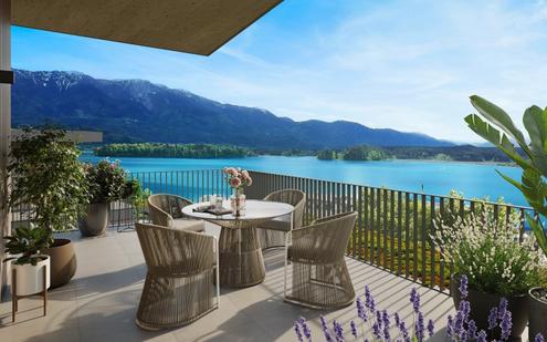 Einmaliges Seeblick-Penthouse am Faaker See nahe Skiberg Gerlitzen