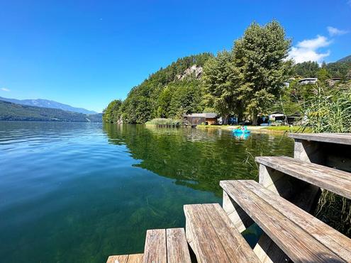 Neubauwohnung mit direktem Seezugang am Millstätter See