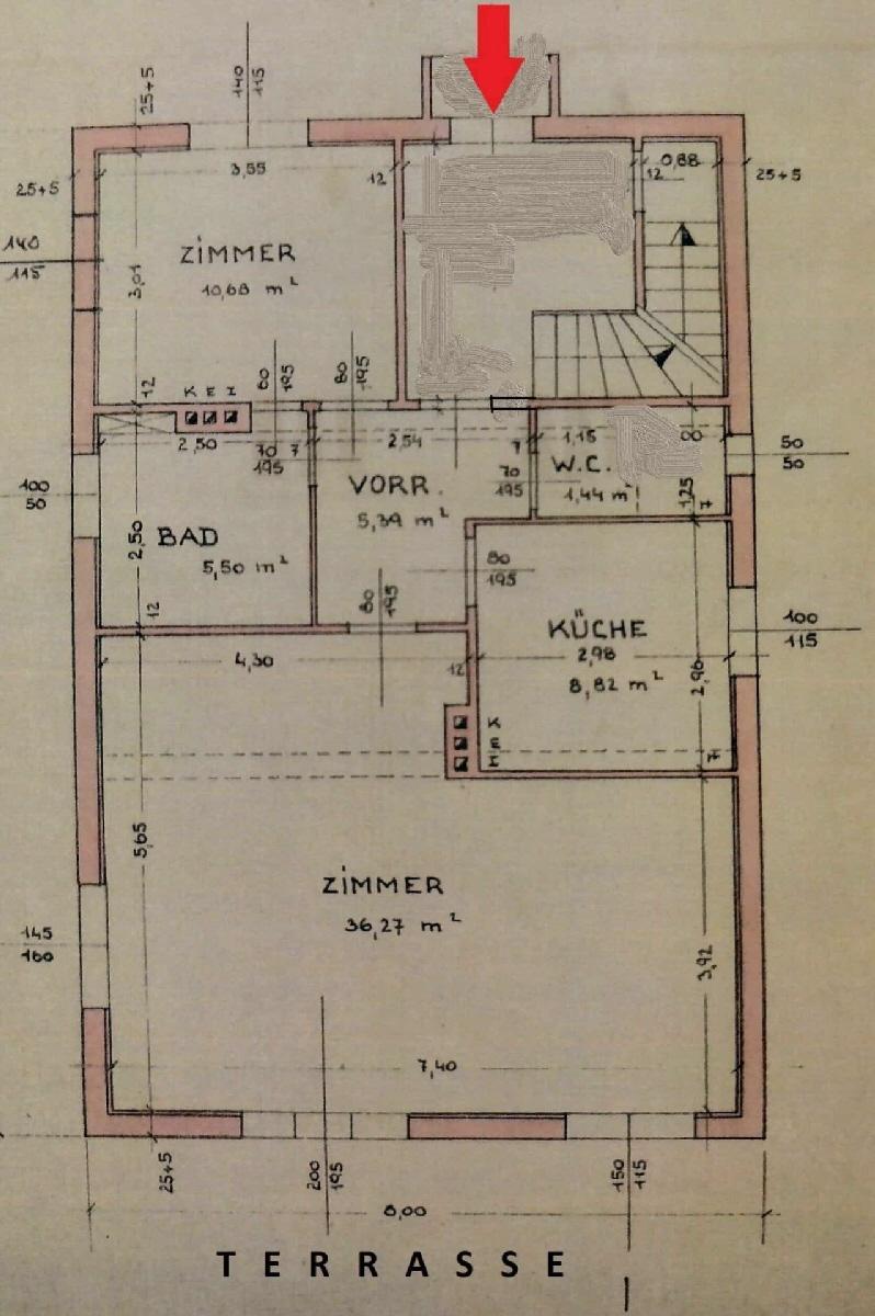 Plan Erdgeschoss