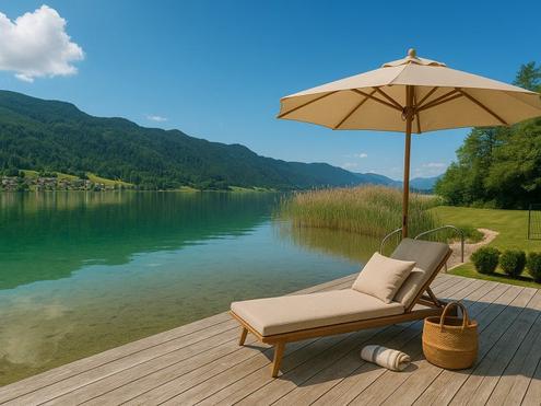 Neuer Seebungalow  am Ossiacher See - beim Skiberg Gerlitzen 