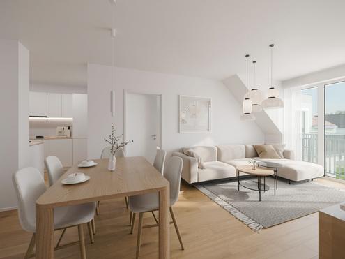 ++ TOP DREI Zimmer mit BALKON im DG ++ NEU