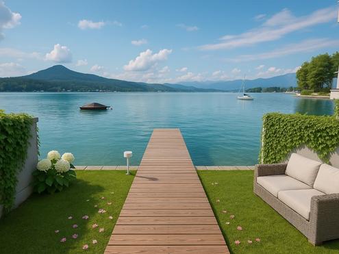 Kleines Seehaus  am W�rthersee 