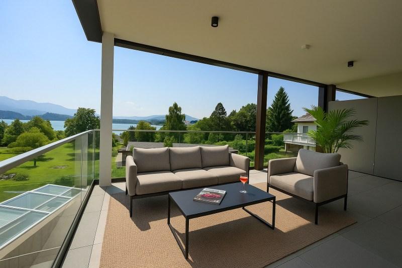 Seeterrasse m�bliert