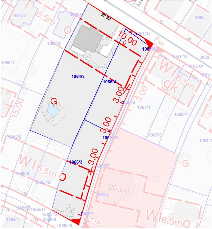Plan Grundstck 1064