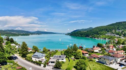 Fantastic Lake View - Penthouse-Privileg am Wörthersee mit privatem Seezugang