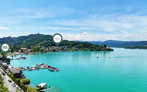 Fantastic Lake View - Penthouse-Privileg am W�rthersee mit privatem Seezugang