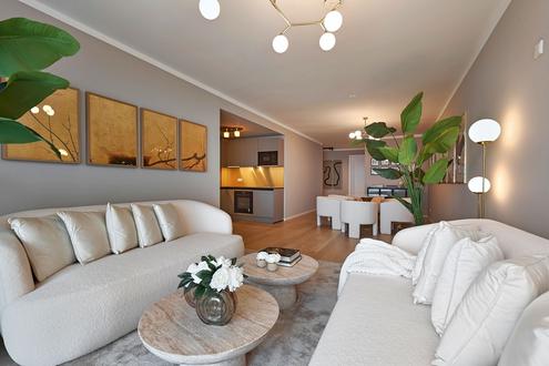 Das KAYSER  Vienna Downtown<br />
3-Zimmer Wohnung mit Blick ber den Donaukanal
