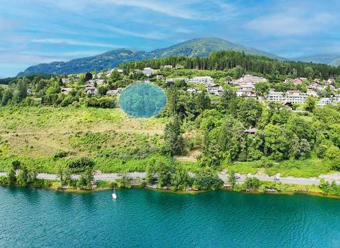 Baurgund am Millsttter See - Seepanorama in Millstatt 