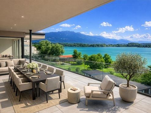 Premium-Seepenthaus am Faaker See mit vollem Seeblick