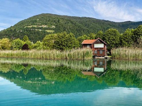 Faszinierendes Seehaus am Ossiacher See am Fu�e des Schiberges Gerlitzen  