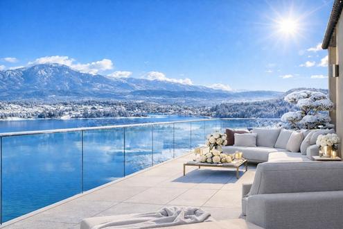 Großzügige Traumwohnung mit atemberaubenden Seeblick auf den Faaker See