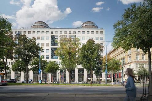 Sky Living: Großzügige Dachwohnung mit 2 Balkonen & Glaskuppel an der Ringstraße