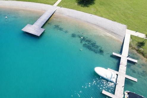 Premium-Seepenthouse am Faaker See mit einzigartiger Liegewiese und Seezugang