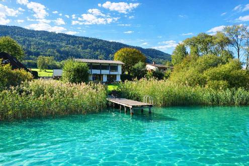 Seltene SEELIEGENSCHAFT in K�rnten als Freizeitwohnsitz - Ferienhaus am Ossiacher See