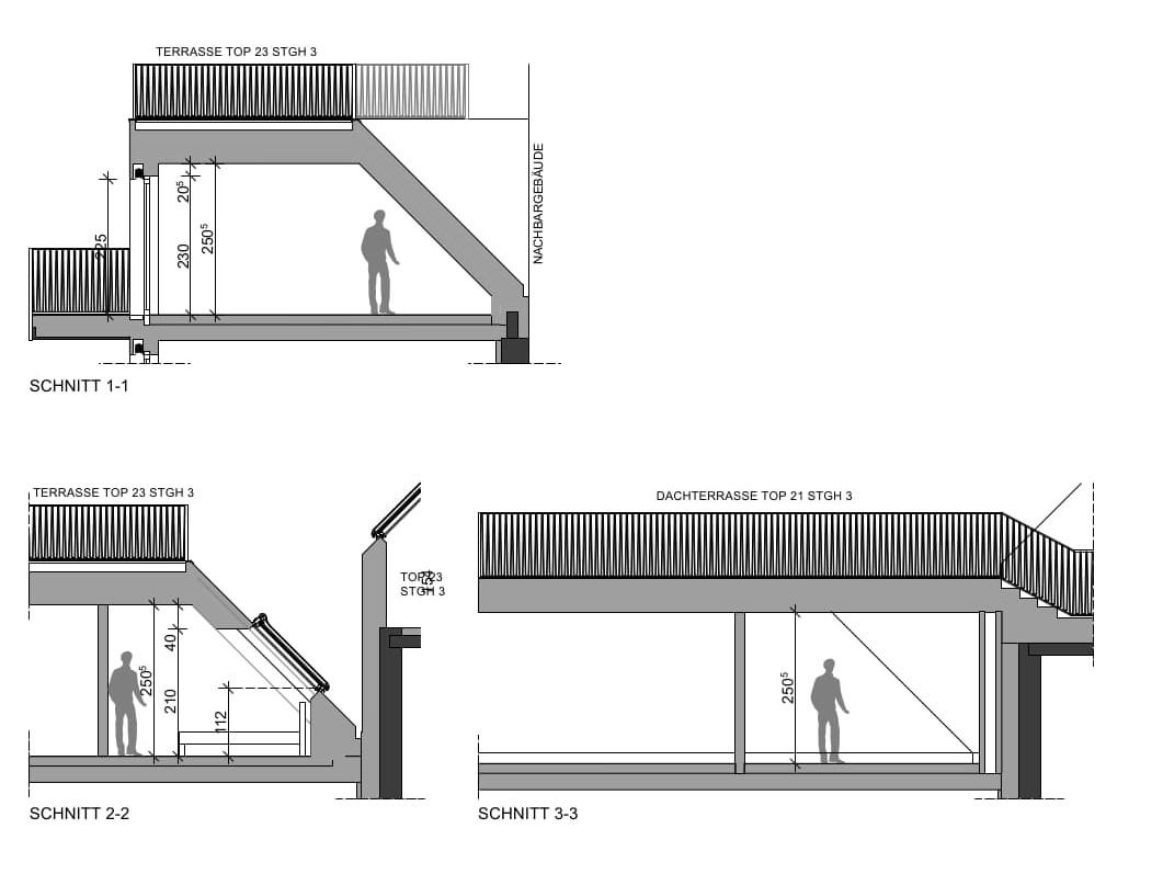 Plan Stiege 1 Top 11