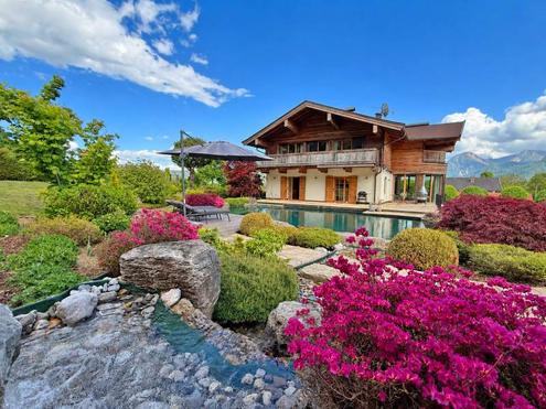 FASZINIERENDES CHALET IN RUHEOASE /  VELDEN AM W�RTHERSEE<br />
