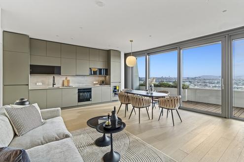 ++ SKYLINE Residenz im 26. Stock ++ Danube Flats